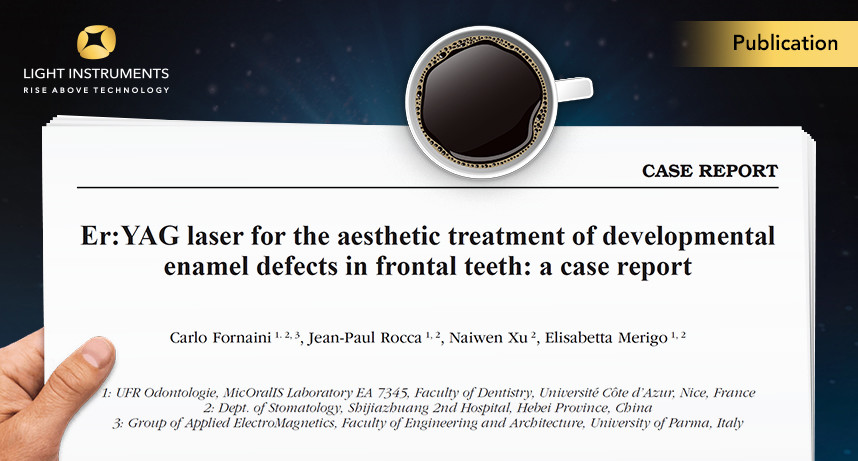 Er:YAG Laser for the Aesthetic Treatment of Developmental Enamel Defects (DED) in Frontal Teeth: a Case Report
