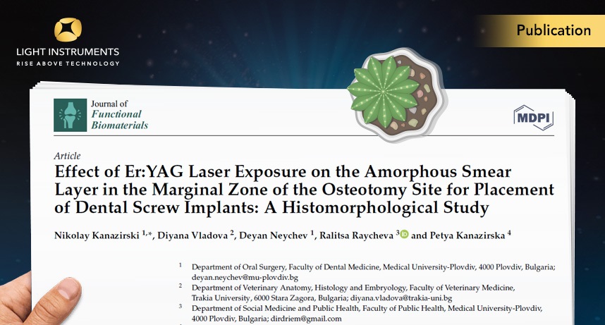 Effect of Er:YAG Laser Exposure on the Amorphous Smear Layer in the Marginal Zone of the Osteotomy Site for Placement of Dental Screw Implants: A Histomorphological Study