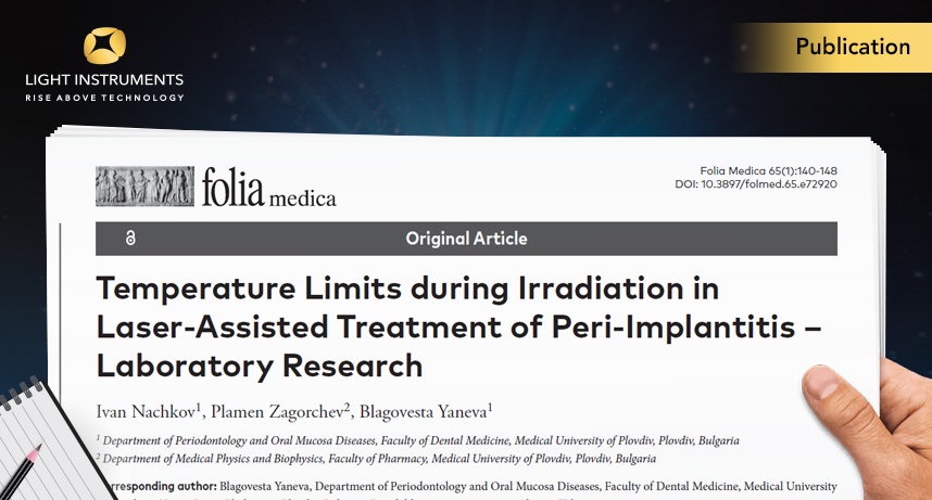 Temperature Limits during Irradiation in Laser-Assisted Treatment of Peri-Implantitis – Laboratory Research