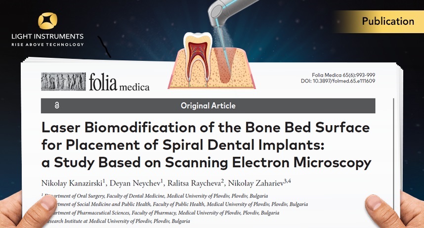 Laser Biomodification of the Bone Bed Surface for Placement of Spiral Dental Implants: a Study Based on Scanning Electron Microscopy