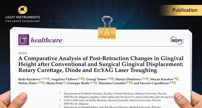 A Comparative Analysis of Post-Retraction Changes in Gingival Height after Conventional and Surgical Gingival Displacement: Rotary Curettage, Diode and Er:YAG Laser Troughing