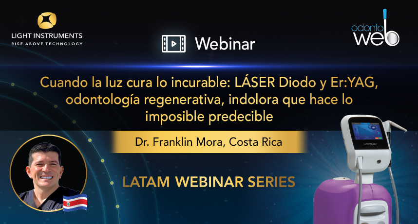 <strong>Cuando la luz cura lo incurable: LÁSER Diodo y Er:YAG, odontología regenerativa, indolora que hace lo imposible predecible</strong>