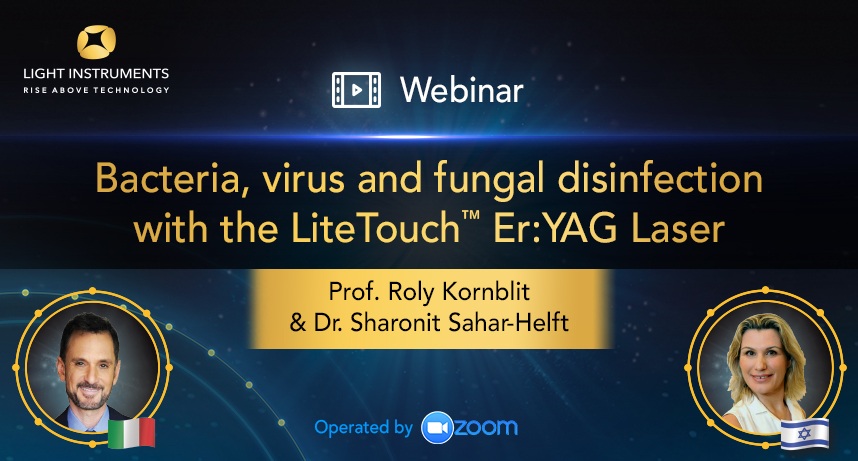 <strong>Bacteria, virus and fungal disinfection with the LiteTouch™ Er:YAG Dental Laser</strong>